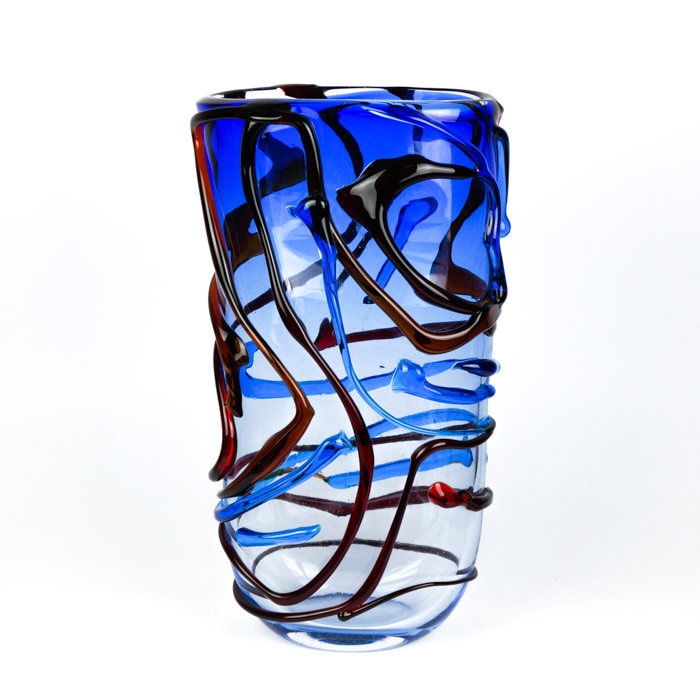 Vaso in vetro di Murano, Vasi Murano, Murano Vase, Handmade, Made Murano Glass