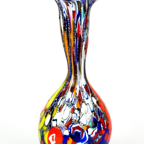 Four-leaf clover shops Murano Vase, Murano Vases, gift idea, Murano glass sculpture, Murano vase, Made Murano Glass