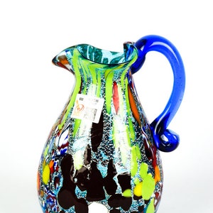 Murano glass jug, Murano glass centrepiece, gift idea, Murano glass carafe, Made Murano Glass