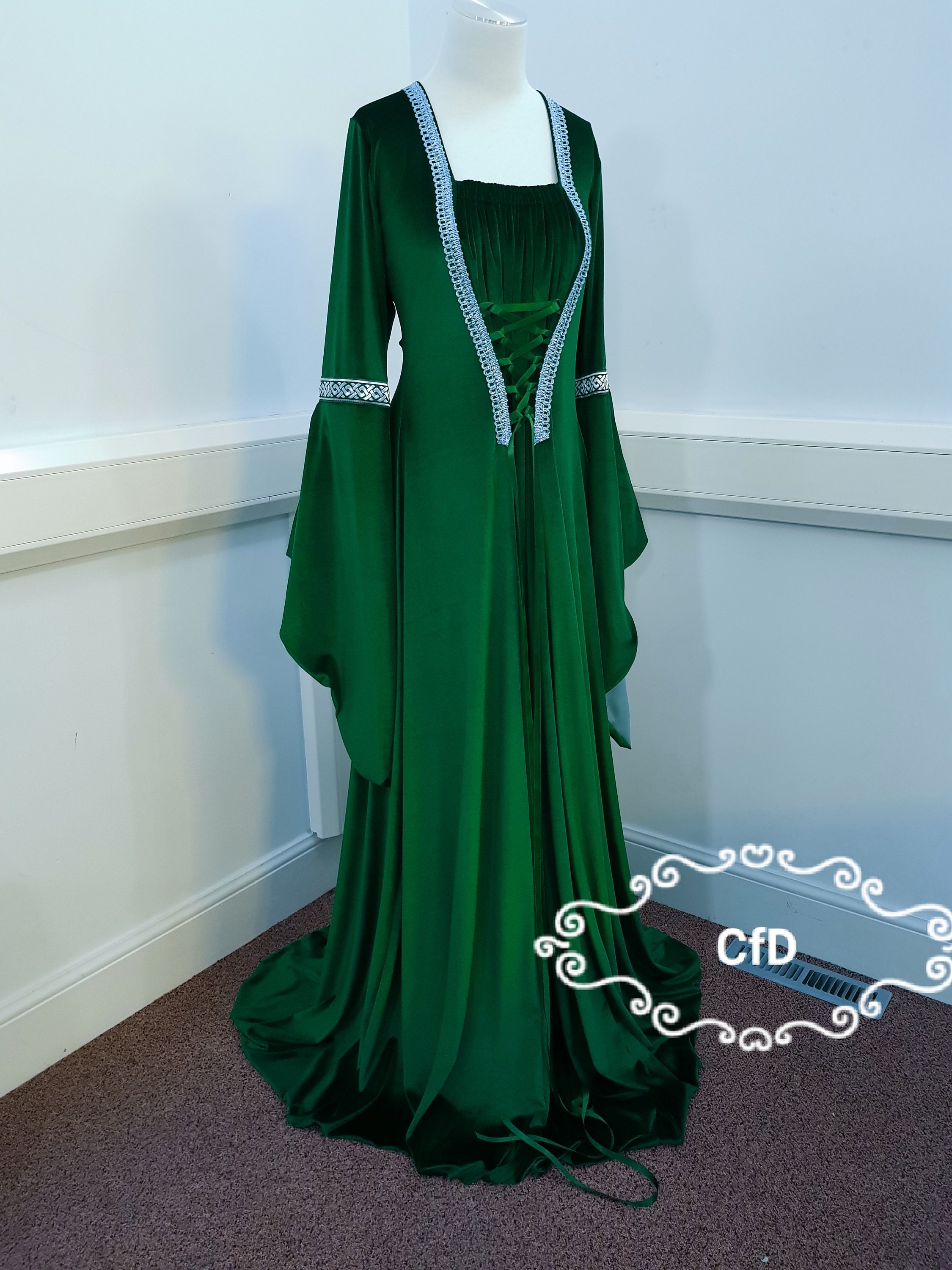 Celtic Dress Forest Dress Medieval 