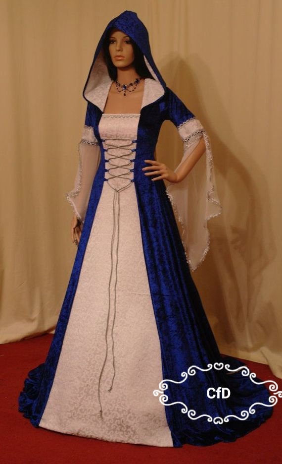 Abito da sposa medievale abito da sposa celtico abito | Etsy Italia