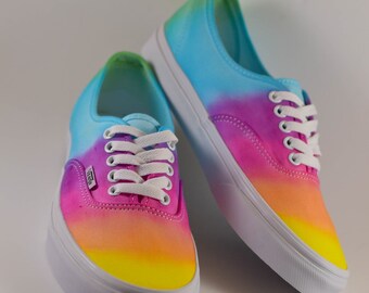 rainbow vans on sale