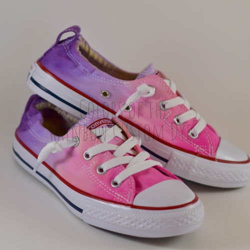 pink ombre converse