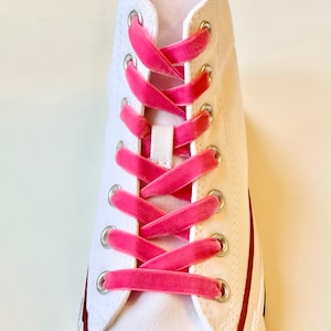 Velvet Ribbon 9mm 3/8&quot; 3/8 inch Single Sided Shoelaces