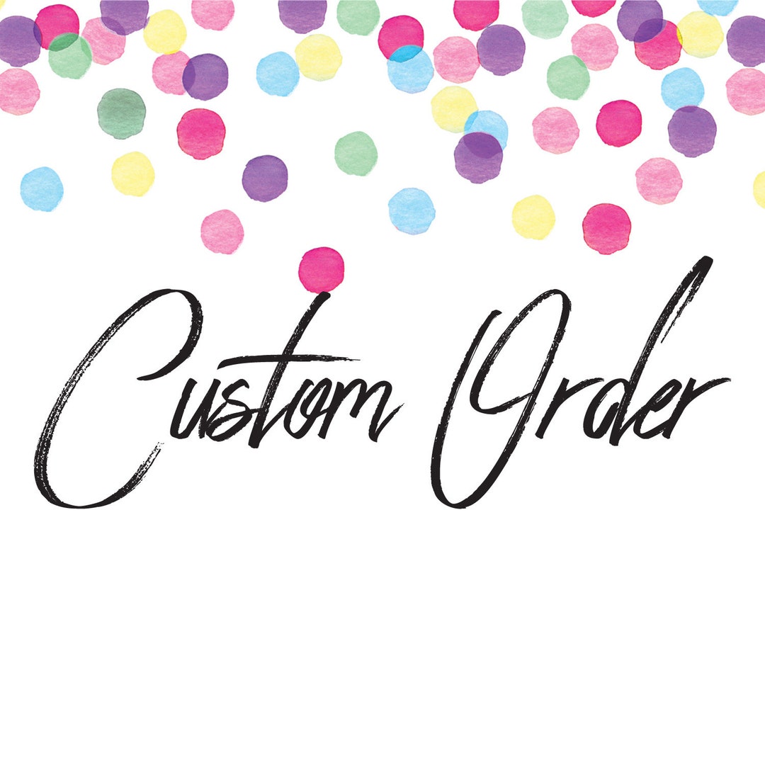 Custom Order for Nicole Etsy