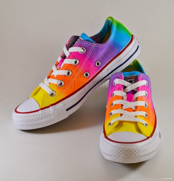 pastel rainbow converse