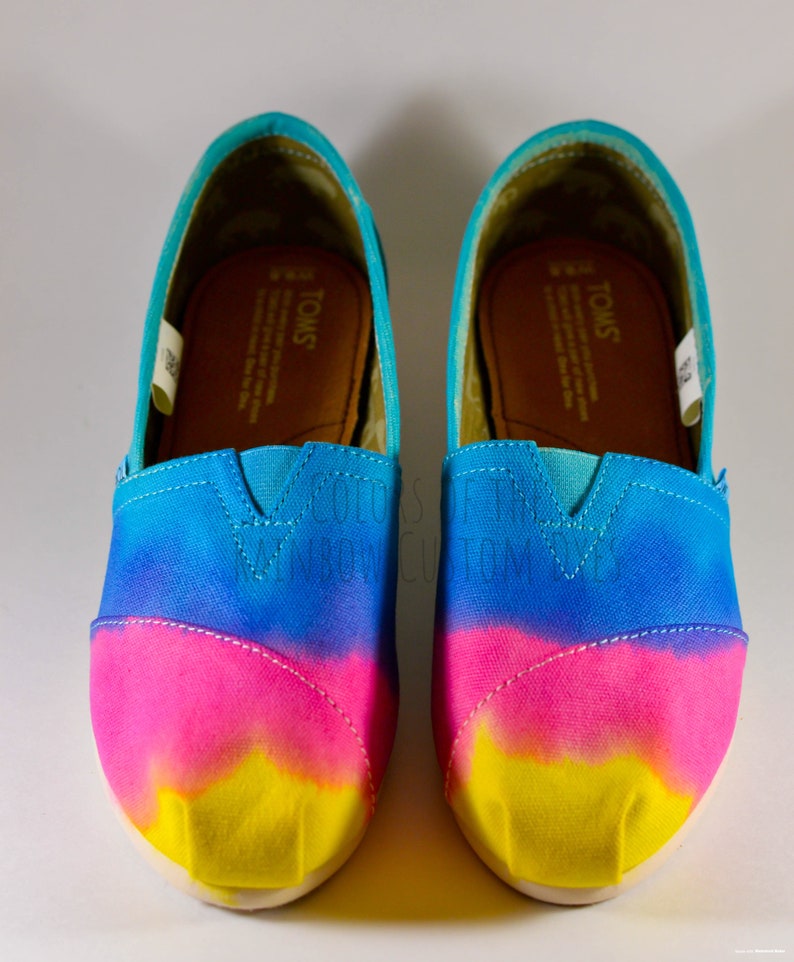 teal toms shoes