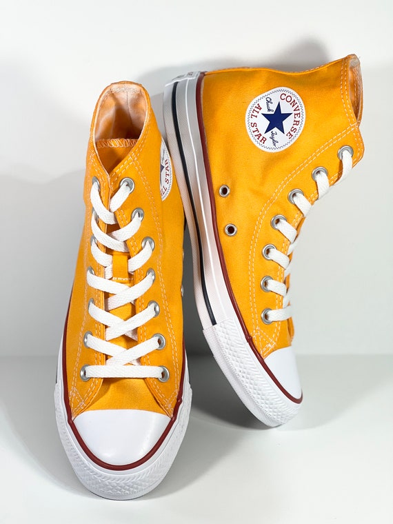 Custom Dyed Bright Orange Converse All Star High Tops Shoes - Etsy Canada