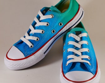 aqua blue converse shoes