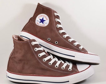 Chocolate brown converse hotsell