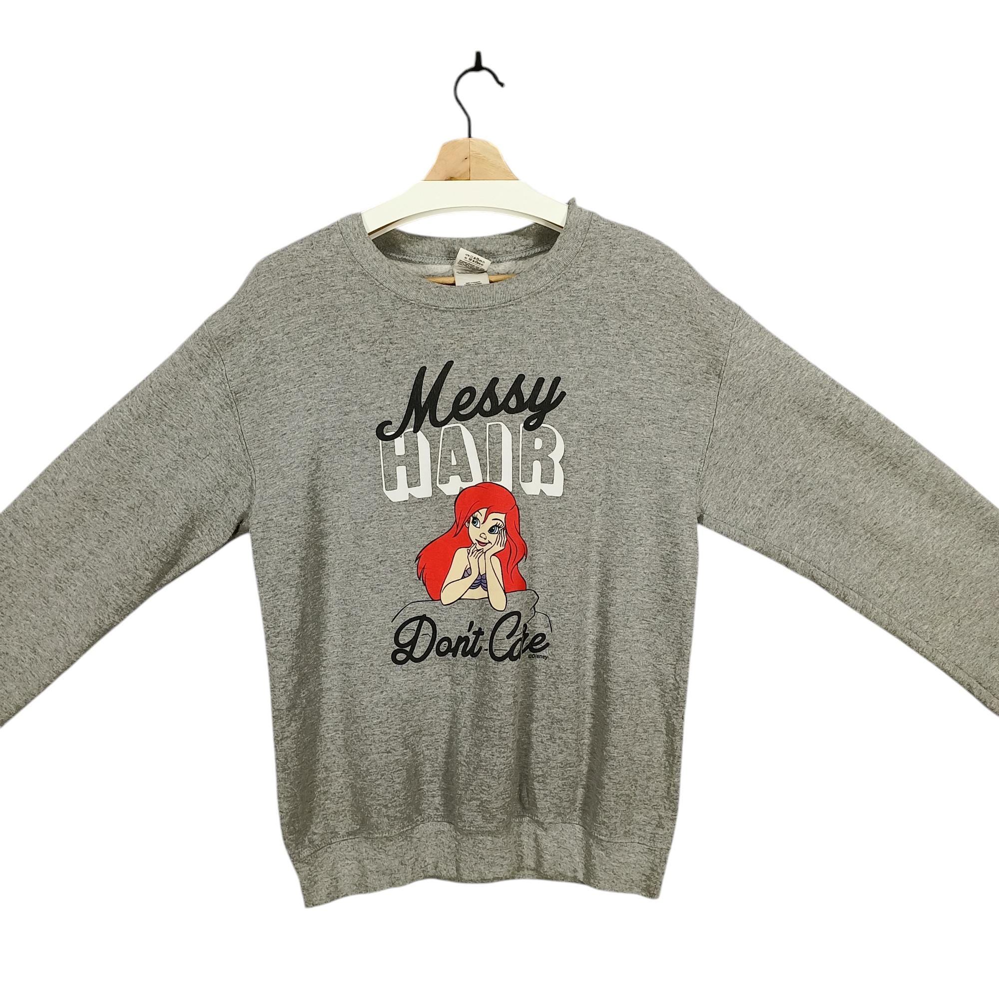 Little Mermaid Ariel Sweatshirt, Vintage Walt Disney Crewneck Sweater, Grey  Jumper Size S - Etsy
