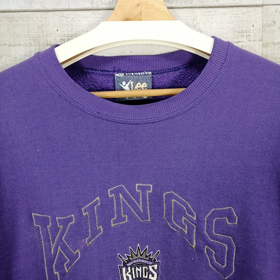 90s SACRAMENTO KINGS Sweatshirt, Vintage Color Di… - image 3