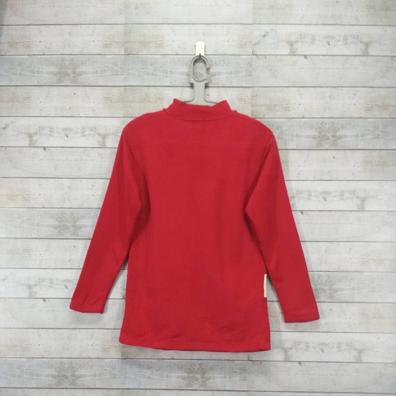 SANTA BARBARA Polo /& Racquet Club Sweatshirt Santa barbara Vintage Top Tee Pullover Colour Striped Red Women/'s Size Medium