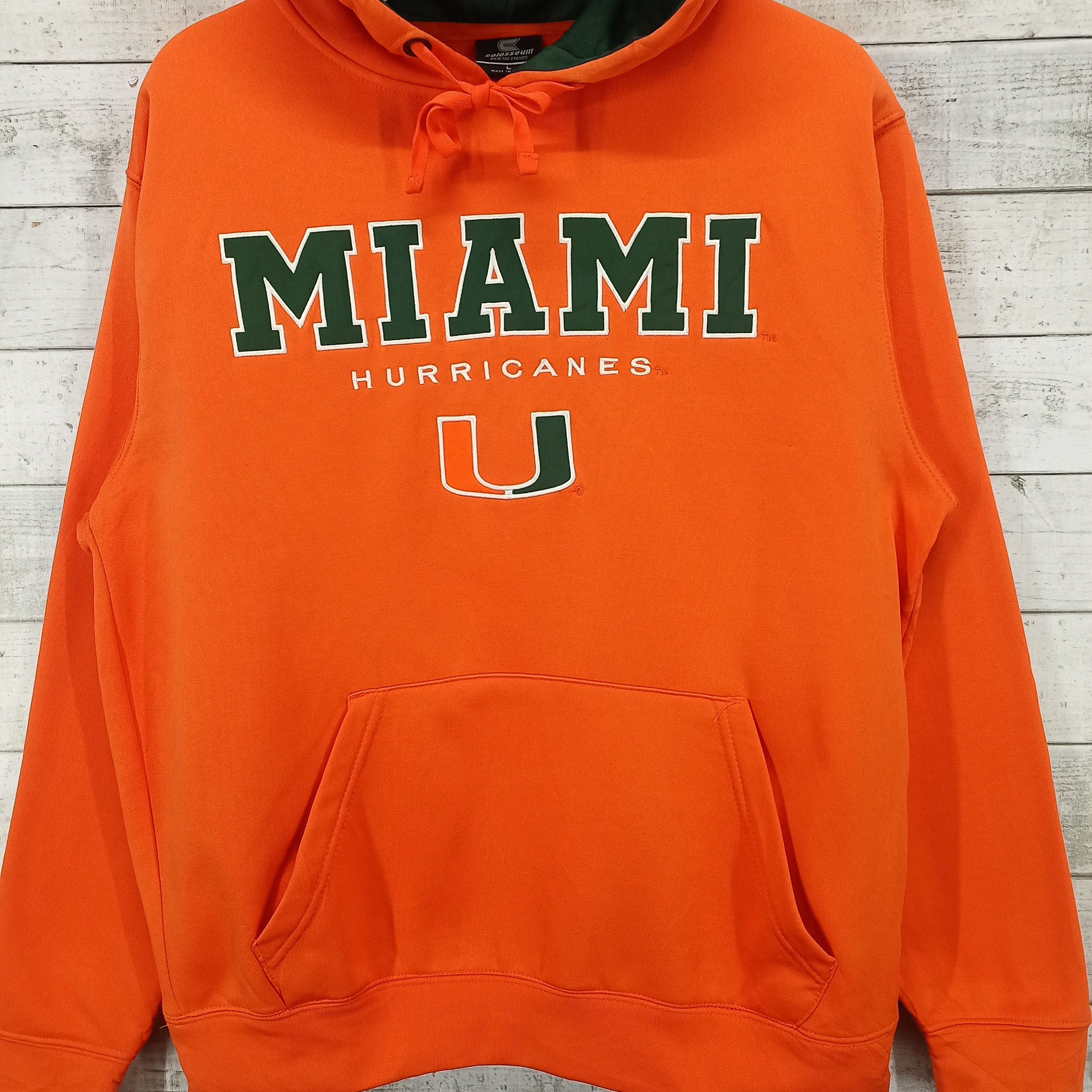 Buy University of Miami HURRICANES Track Top Hoodie Vintage NCAAF Online in  India 