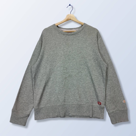 DICKIES Plain Sweatshirt, Grey Sweater, Vintage C… - image 1