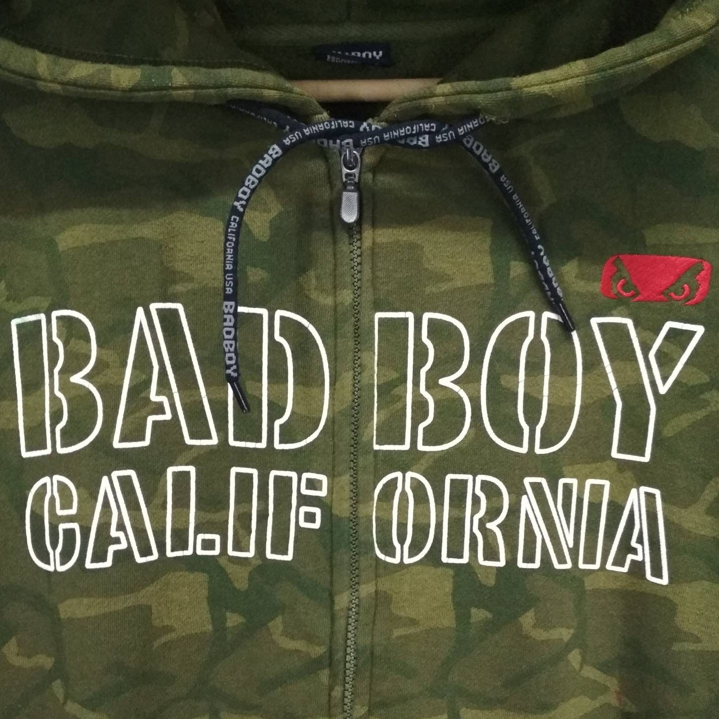 Bad Boy California Fullzip Hoodie Vintage Bad Boy California