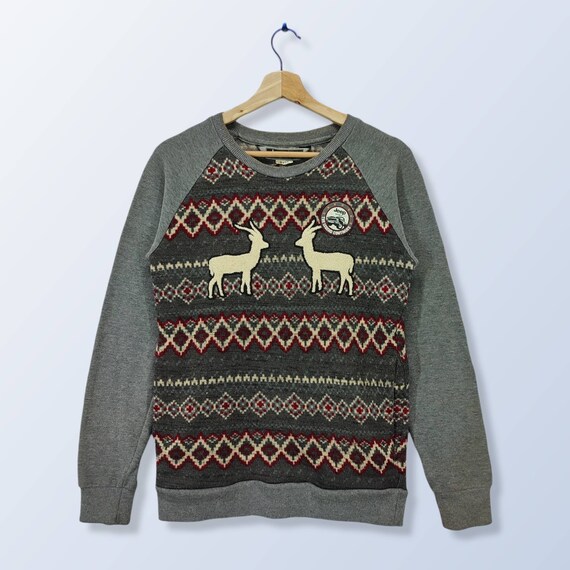 Gina Laura Sweatshirt Sweatshirt Identity Muster Mit Statement Langarm