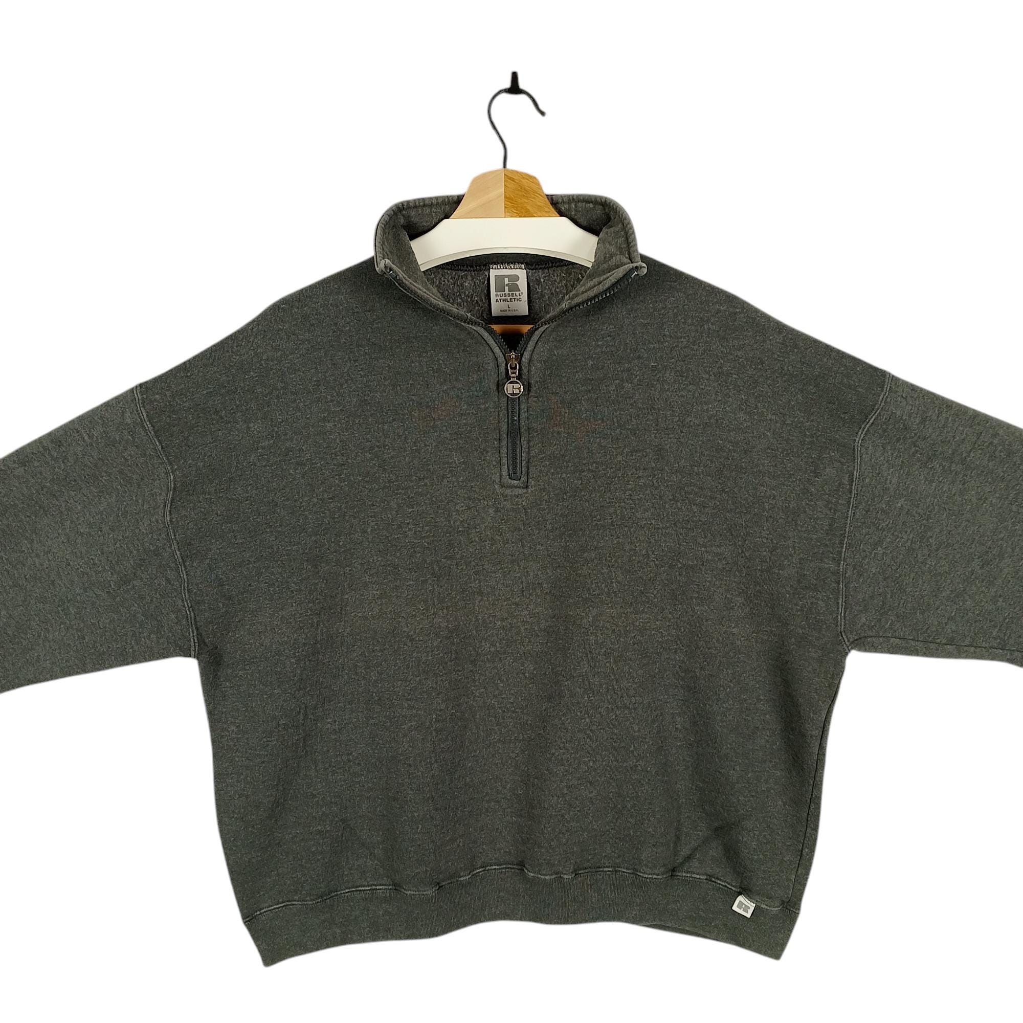 90s RUSSELL ATHLETIC ナイロン ハーフジップ XL A71 90's RUSSELL