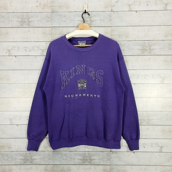 90s SACRAMENTO KINGS Sweatshirt, Vintage Color Di… - image 1