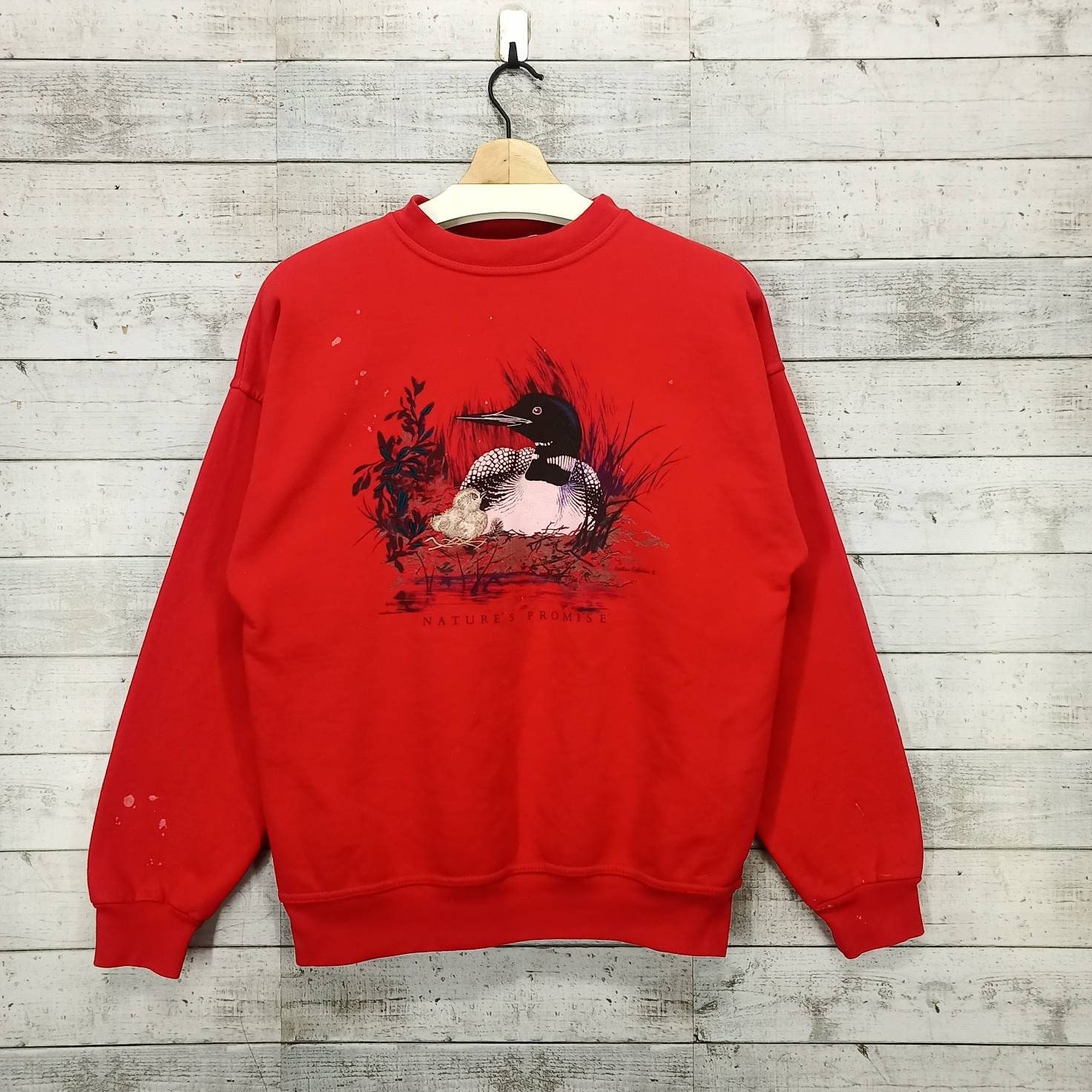 Vintage 90s Green Northern Reflections Duck Sweatshirt