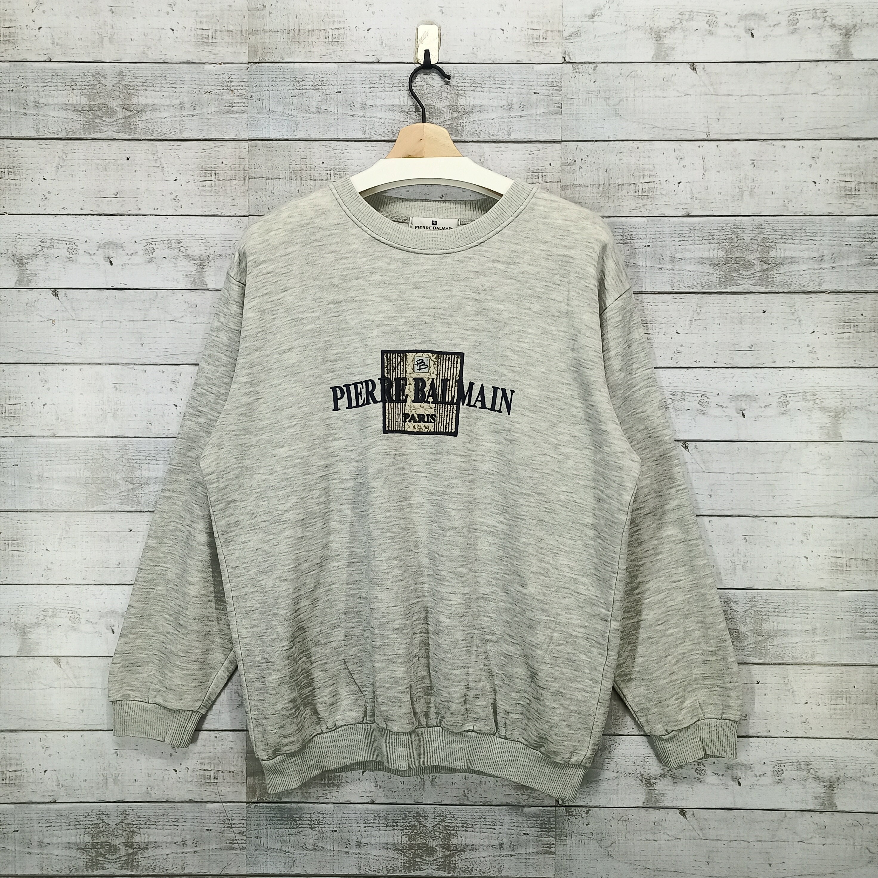 balmain crew neck sweater