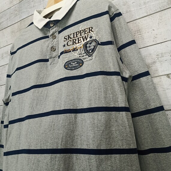 SKIPPER CREW Polo Shirt Vintage Armand Thiery Long Sleeves Jumper