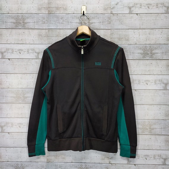 Hugo boss zipper sweater sale