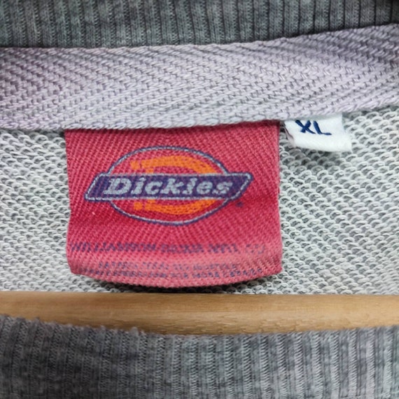 DICKIES Plain Sweatshirt, Grey Sweater, Vintage C… - image 5