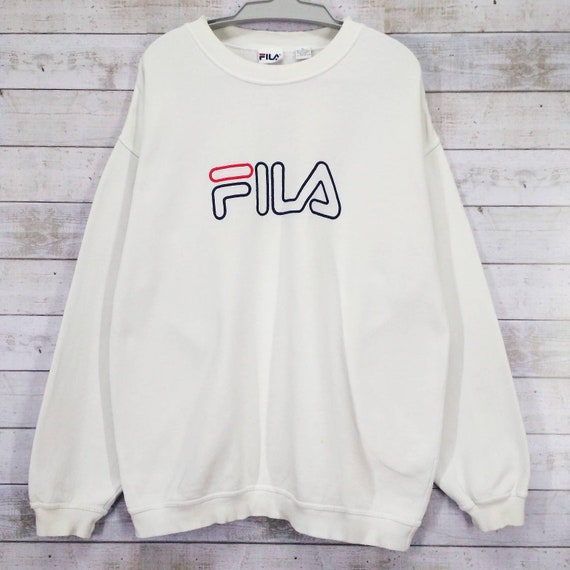 Sweat fila homme clearance blanc