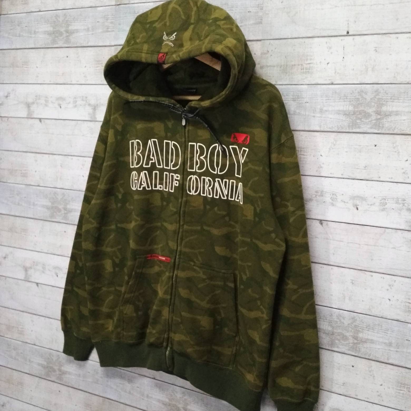 Bad Boy California Fullzip Hoodie Vintage Bad Boy California