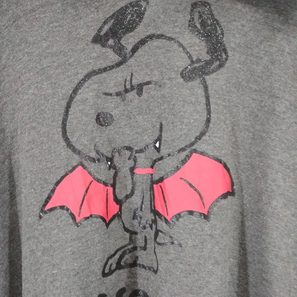 Vintage Snoopy Pullover Hoodie Snoopy Halloween Horror Night Etsy.de