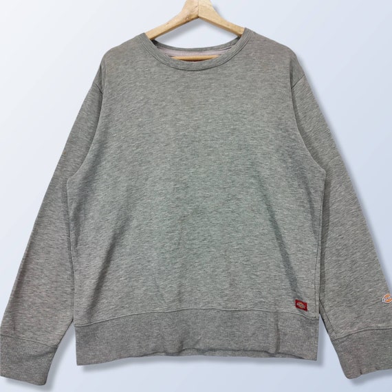 DICKIES Plain Sweatshirt, Grey Sweater, Vintage C… - image 2