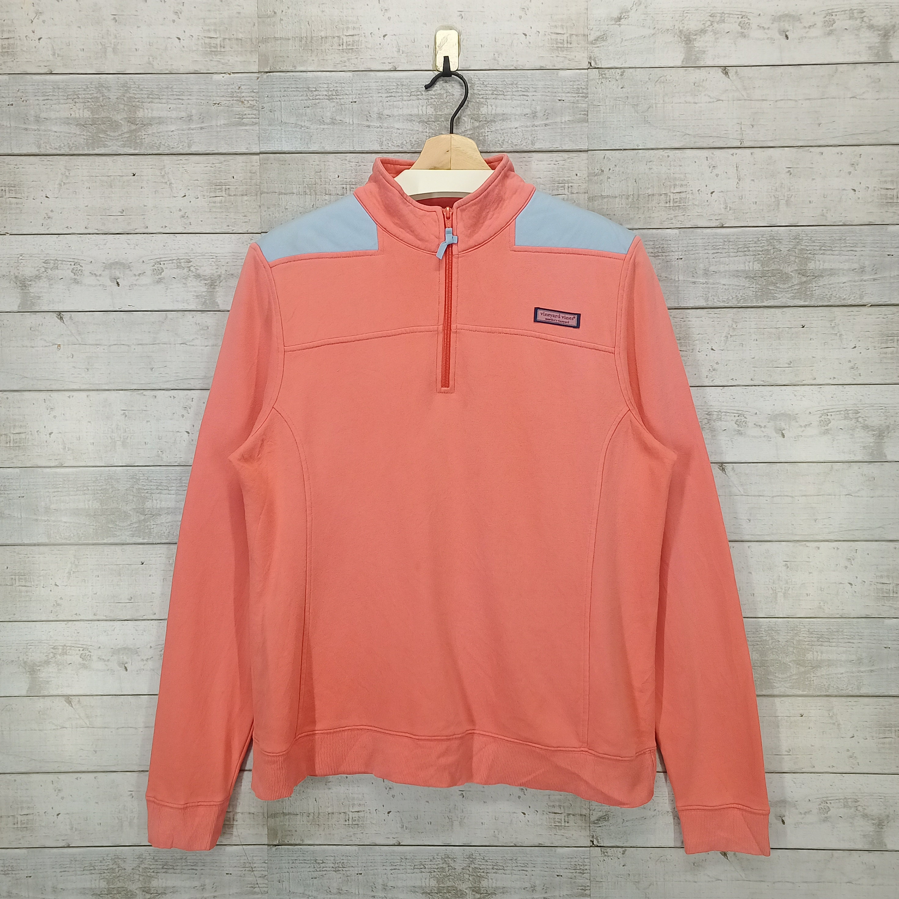 Vineyard Vines Quarter Zip Sweatshirt, Vintage Mid Weight Casual