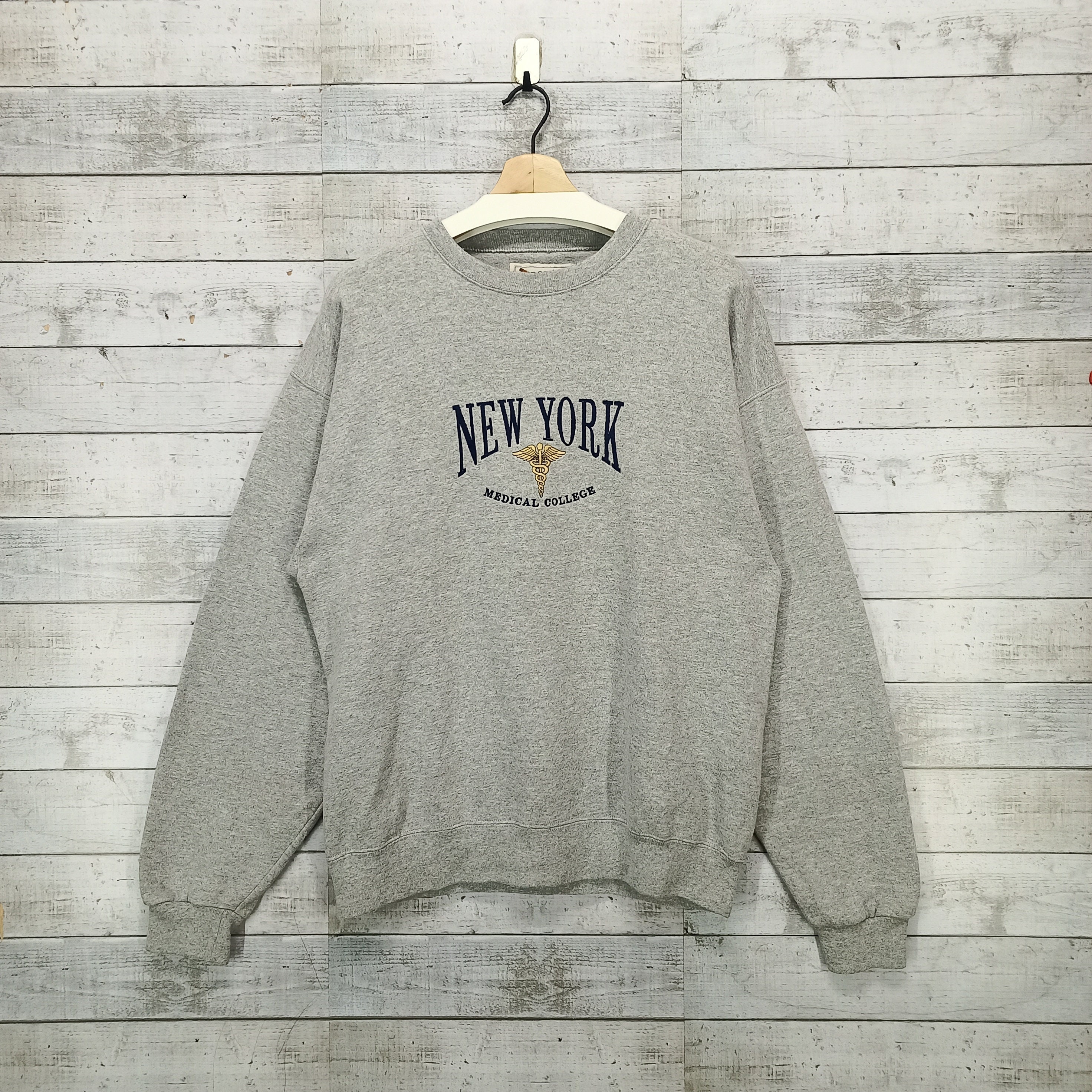 New York Sweatshirt College Crew Neck Sweater Vintage New York