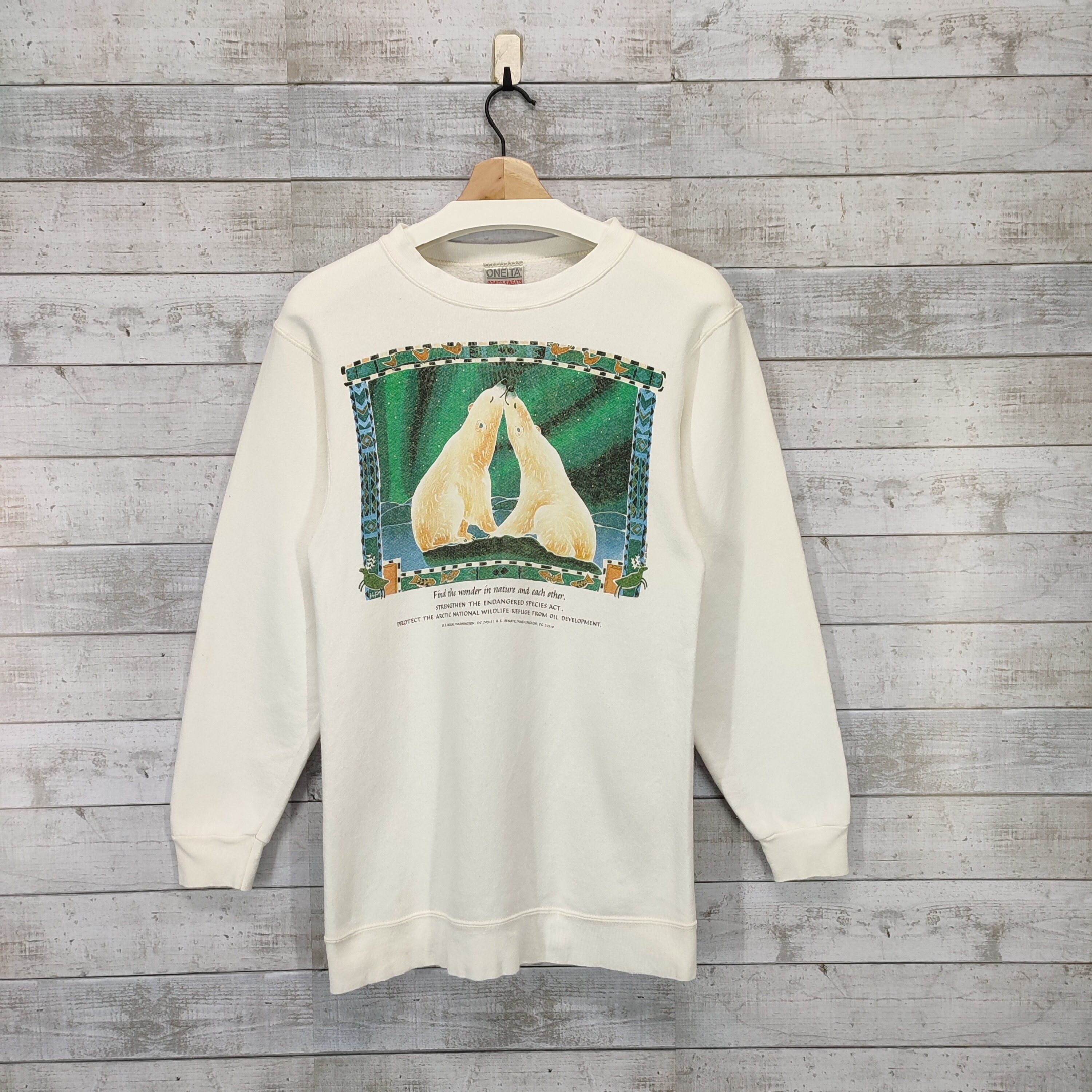 トップス 40s 50s VINTAGE ONEITA SWEATSHIRT WHITE Oneita BLANK Vintage White Sweatshirt 90s Essential Lot Rap