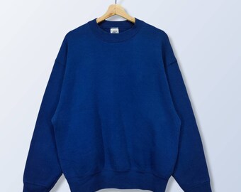Blue Graphic Sweatshirt Vintage Sweatshirt Blue Sweatshirt Medium Graphic  Jumper Blue Graphic Sweater Vintage Graphic Sweatshirt Medium Blue -   Canada