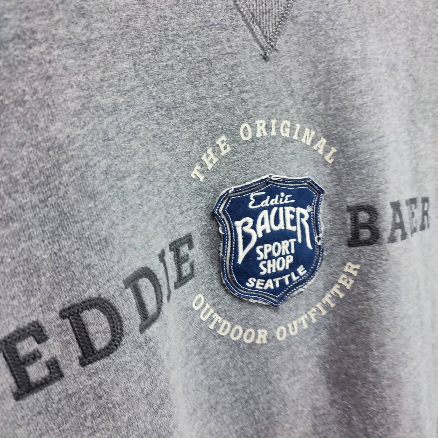 トップス Vintage Eddie Bauer Logo Sweatshirt Vintage Eddie Bauer Crewneck Sweatshirt Print Logo Grey
