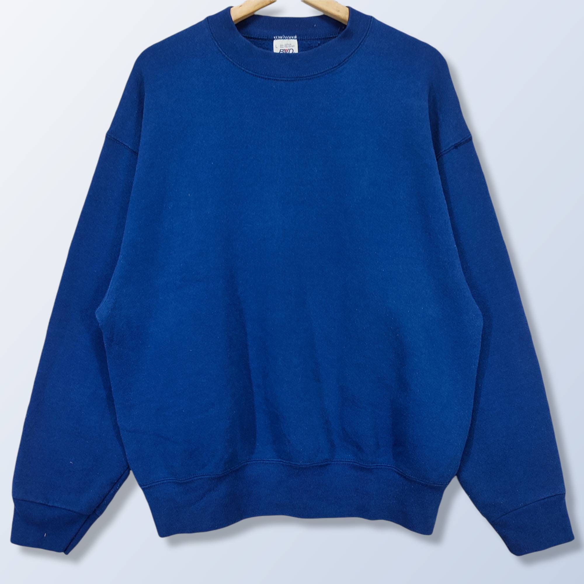Blue vintage cheap sweatshirt