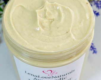 Ayurvedische gepeitschte Mango-Haar-Wachstums-Butter | 16 Unzen Glas