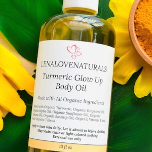 Olio corpo alla curcuma