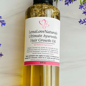 Ayurvedic Hair Growth Oil with Rosemary