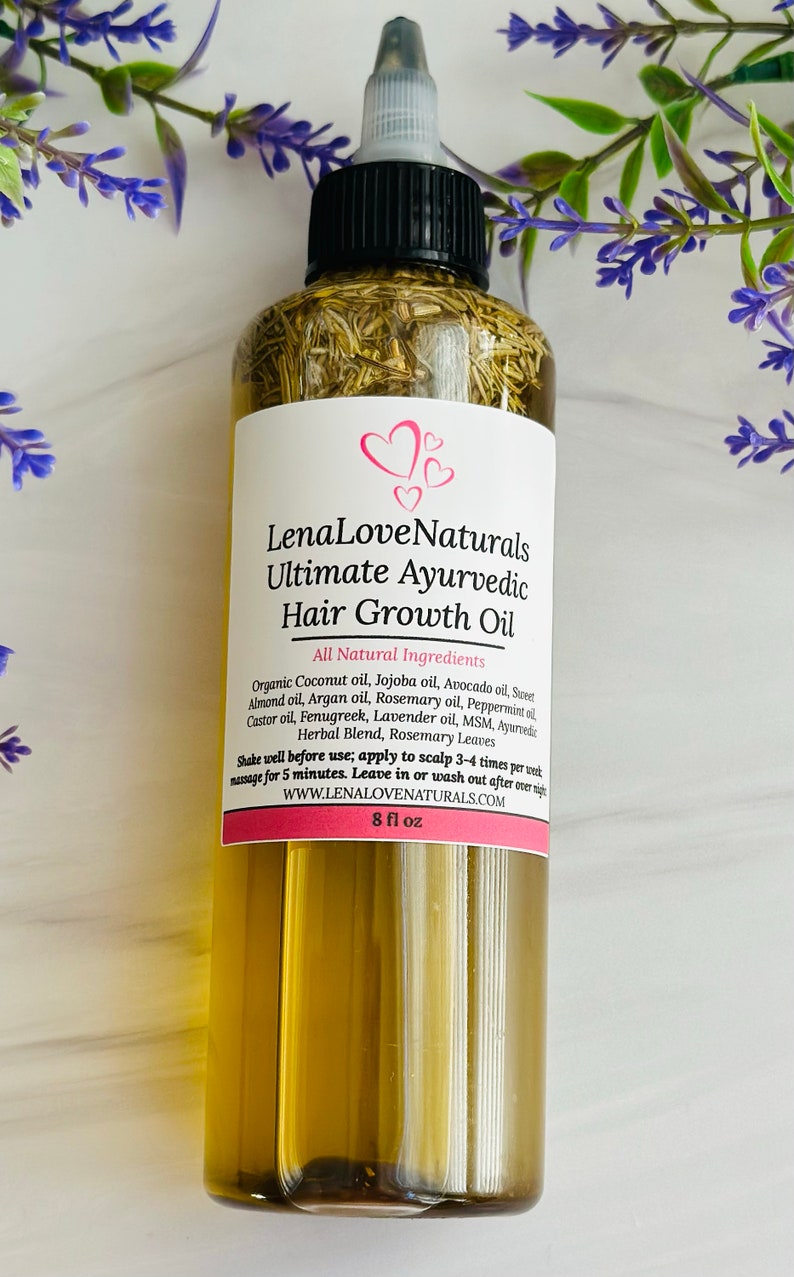 Ayurvedic Hair Growth Oil with Rosemary