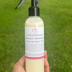 Batana oil and rosemary hair mist