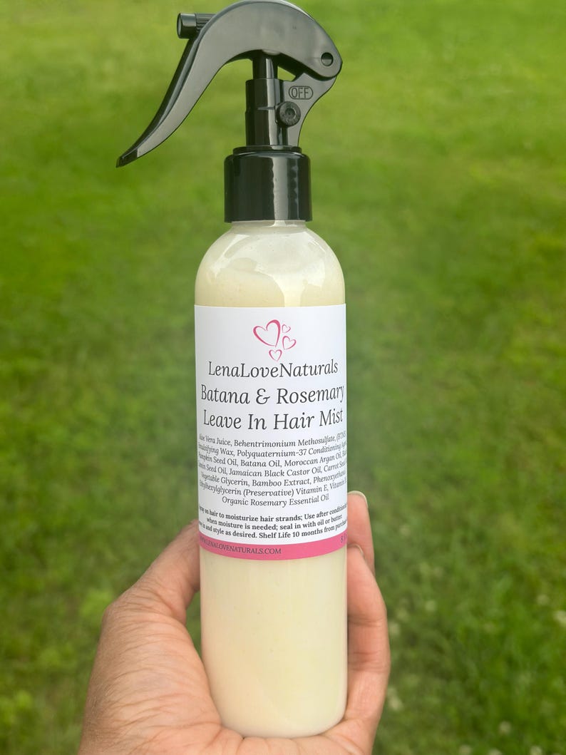 Batana oil and rosemary hair mist