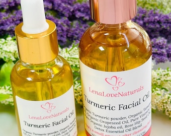 Turmeric Facial Oil | Turmeric Oil | Vitamin C Skin Oil | Turmeric Toner | Natural Skin Moisturizer | Face Serum