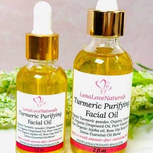 Turmeric Facial Oil | Vitamin C Skin Oil | Turmeric Toner | Skin Moisturizer | Natural Skincare | Face Serum