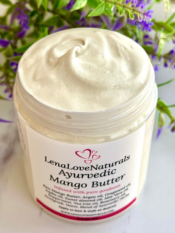 Ayurvedic Mango Hair Growth Butter | Whipped Mango butter | Fenugreek | Neem | Hair Growth | Leave In Conditioner