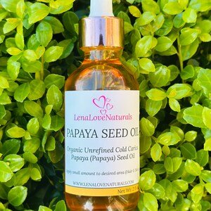 Papaya Seed Oil Unrefined Virgin Cold pressed image 2