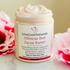 Hibiscus Beet Facial Butter | Body Butter | Hibiscus oil | Shea Butter | Beet Root | Natural Skincare