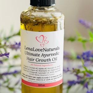 Ayurvedic Hair Growth Oil with Rosemary
